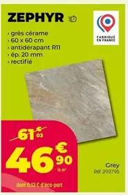Grès Cérame offre à 46,9€ sur Quéguiner