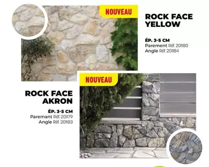 Rock Face Yellow/ Akron offre sur Quéguiner