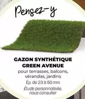 Gazon Synthétique Green Avenue offre sur Quéguiner