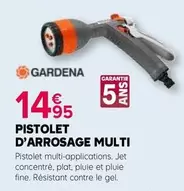 Gardena - Pistolet D'Arrosage Multi offre à 14,95€ sur Kiriel