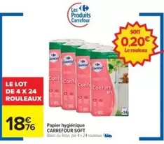 Carrefour - Papier Hygiénique offre à 18,76€ sur Cora