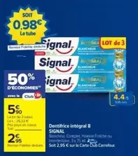 Signal - Dentifrice Intégral 8 offre à 5,9€ sur Cora