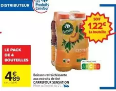 Carrefour - Boisson Rafraîchissante Aux Extraits De The offre à 4,89€ sur Cora