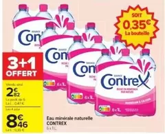 Contrex - Eau Minerale Naturelle offre à 2,82€ sur Cora