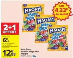 Haribo - Assortiment Bonbons Mega-fête offre à 6,49€ sur Cora