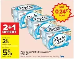 Yoplait - Perle De Lait "offre Découverte" offre à 2,85€ sur Cora