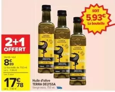 Terra Delyssa - Huile D'olive offre à 8,89€ sur Cora