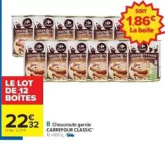 Carrefour - Choucroute Garnie offre à 22,32€ sur Cora