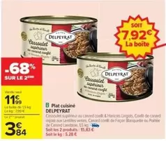 Delpeyrat - Plat Cuisiné offre à 11,99€ sur Cora