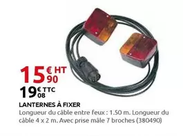 Lanternes À Fixer offre à 19,08€ sur Rural Master