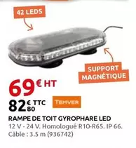 Temver - Rampe De Toit Gyrophare Led offre à 82,8€ sur Rural Master