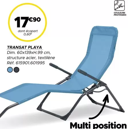 Dim - Transat Playa offre à 17,9€ sur Gifi