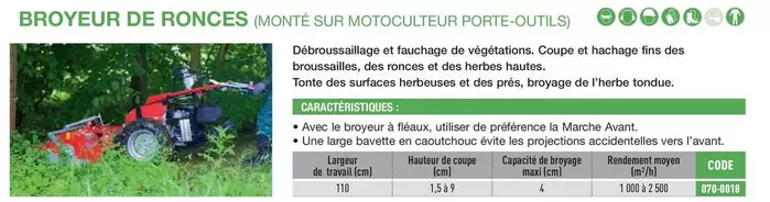 Broyeur De Ronces offre sur Loxam