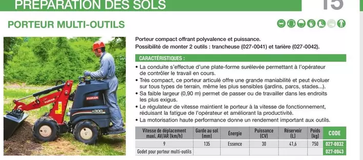 Loxam - Porteur Multi-Outils offre sur Loxam