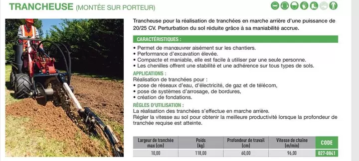 Loxam - Trancheuse offre sur Loxam