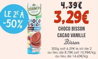 Bisson - Choco Cacao Vanille offre à 4,39€ sur Naturalia
