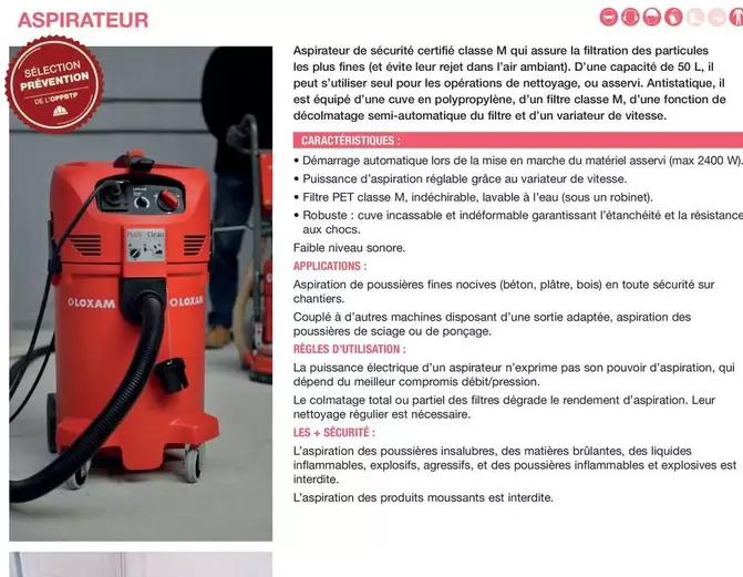 Loxam - Aspirateur offre sur Loxam