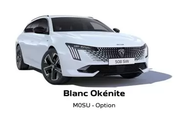 Blanc Okenite offre sur Peugeot