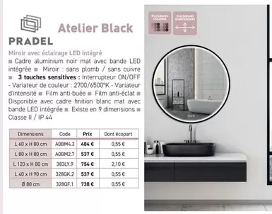 Pradel - Atelier Black offre à 484€ sur Richardson