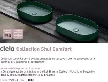 Cielo Collection Shui Comfort offre sur Richardson