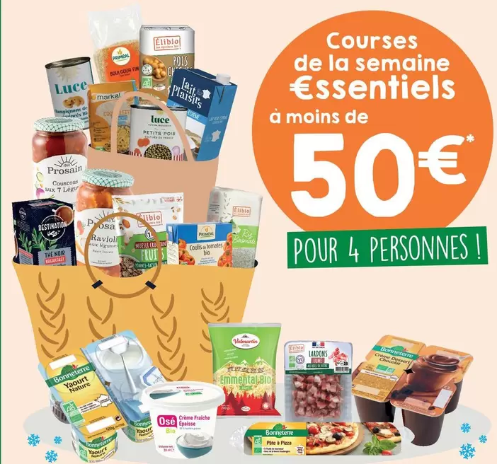 Courses De La Semaine Essentiels offre sur L'Eau Vive