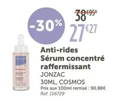 Jonzac - Anti-Rides Sérum Concentré Raffermissant offre à 27,27€ sur L'Eau Vive
