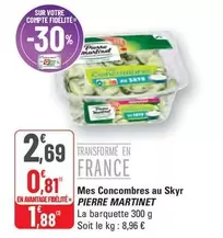 Pierre Martinet - Mes Concombres Au Skyr offre à 2,69€ sur G20