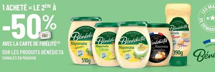 Bénédicta - Sur Les Produits Signales En Magasin offre sur G20