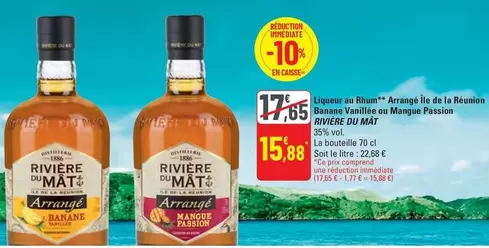 Rivière Du Mât - Liqueur Au Rhum Arrangé Ilo De La Neumilon offre à 15,88€ sur G20