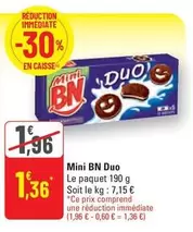 BN Chocolat - Mini Duo offre à 1,36€ sur G20