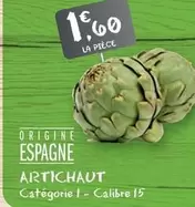 Artichaut offre à 1,6€ sur G20
