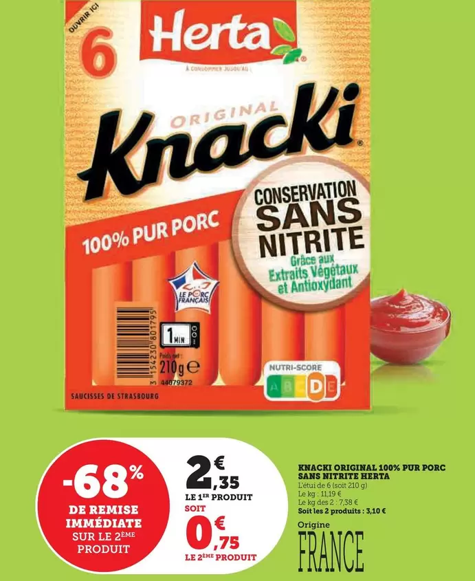 Herta - Encence Original offre à 2,35€ sur U Express