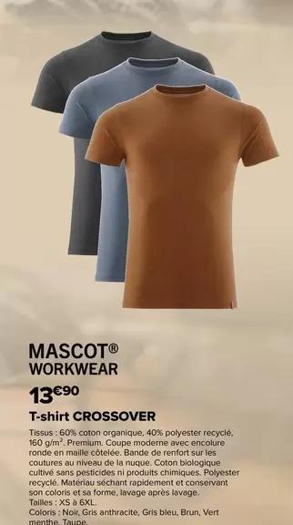 Maille - T-shirt Crossover offre à 13,9€ sur Champion Direct