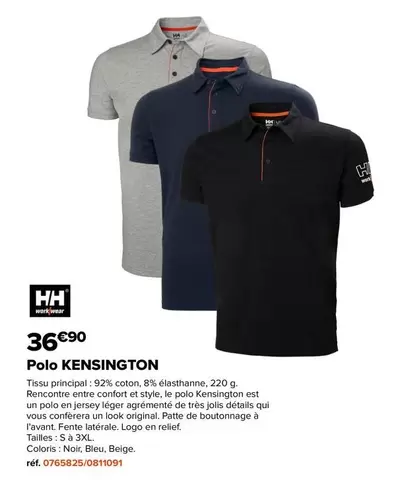 Kensington - Polo offre à 36,9€ sur Champion Direct