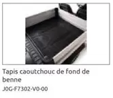 Tapis Caoutchouc De Fond De Benne offre sur Yamaha