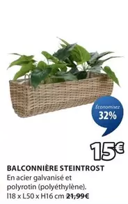 Balconnière Steinthrost offre à 15€ sur JYSK