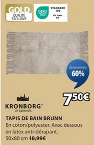 Tapis De Bain Brunn offre à 7,5€ sur JYSK
