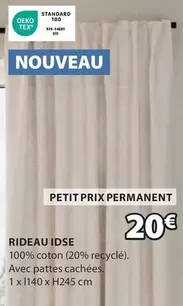 Rideau Idse offre à 20€ sur JYSK