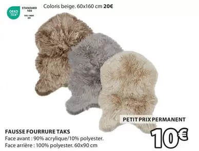 Fausse Fourrure Taks offre à 10€ sur JYSK