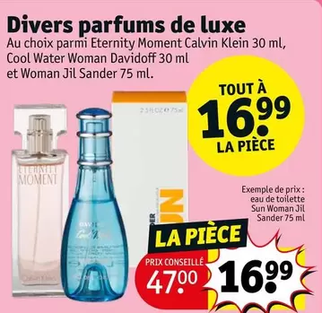 Divers Parfums De Luxe offre à 16,99€ sur Kruidvat