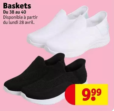 Baskets offre à 9,99€ sur Kruidvat