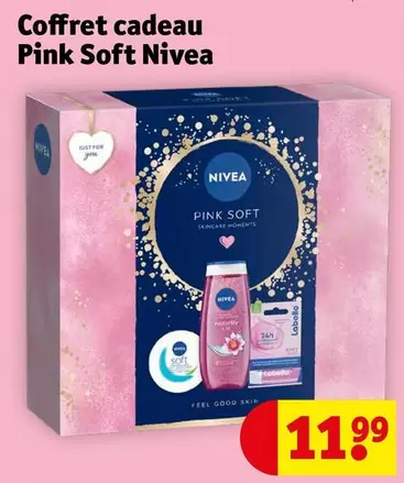 Nivea - Coffret cadeau Pink Soft offre à 11,99€ sur Kruidvat