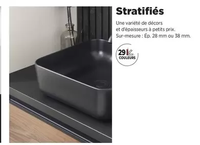 Stratifiés offre sur Lapeyre