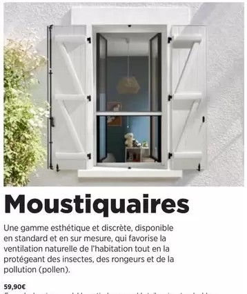 Moustiqueaires offre à 59,9€ sur Lapeyre