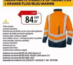 Parka De Pluie offre à 84,97€ sur DomPro