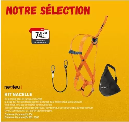 Kit Nacelle offre à 74,21€ sur DomPro