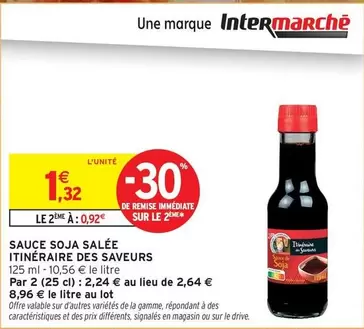 Signal - Sauce Soja Salée offre à 1,32€ sur Intermarché Hyper