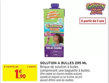 Premio - Solution A Bulles offre à 1,9€ sur Intermarché Hyper