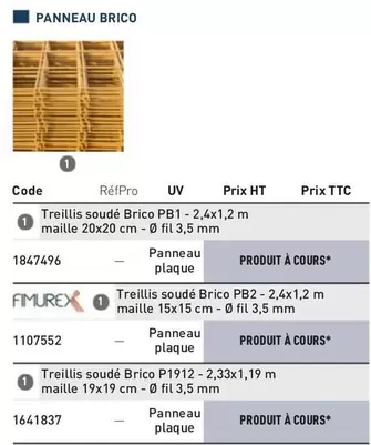 Panneau Brico offre sur Point P
