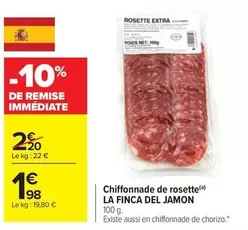 Chiffonnade De Rosette offre à 1,98€ sur Carrefour Contact